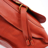 Chloe Red Leather Marcie Shoulder Bag