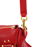 Chloé Sac porté épaule Marcie en cuir rouge