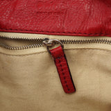 Chloé Red Leather Paddington Shoulder Bag