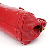 Chloé Red Leather Paddington Shoulder Bag