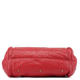 Chloé Red Leather Paddington Shoulder Bag