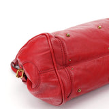 Chloé Red Leather Paddington Shoulder Bag