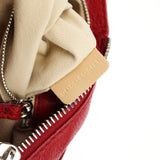 Chloé Red Leather Paddington Shoulder Bag