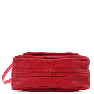 Chloé Red Leather Paraty 2-Way Shoulder Bag