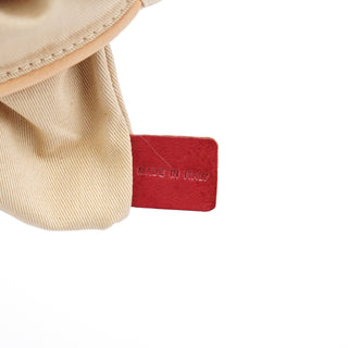 Chloé Red Leather Paraty Tote Bag