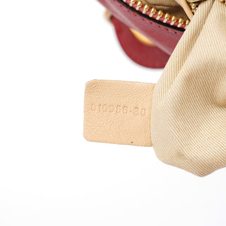 Chloé Red Leather Paraty Tote Bag