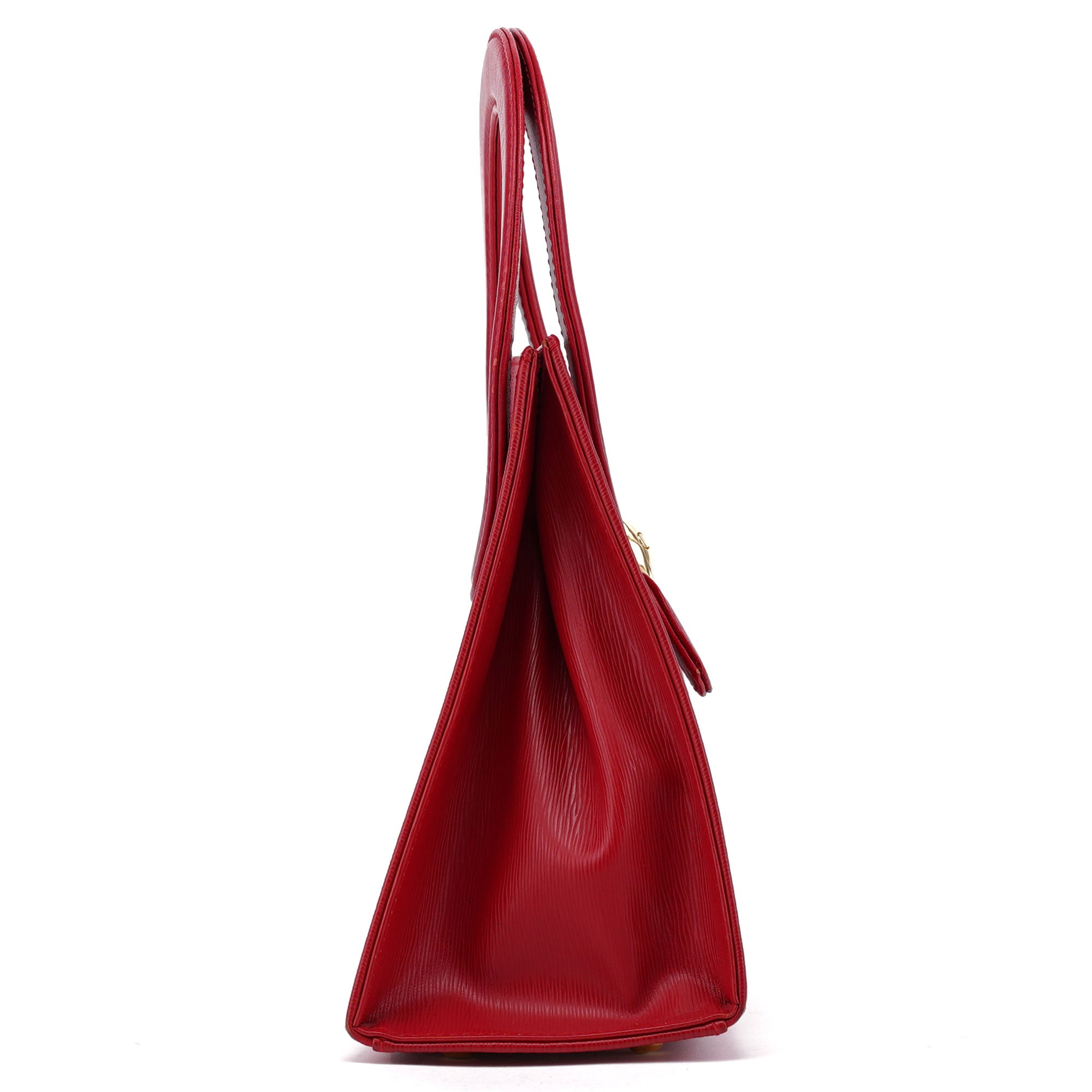 Chloé Red Leather Top Handle Bag