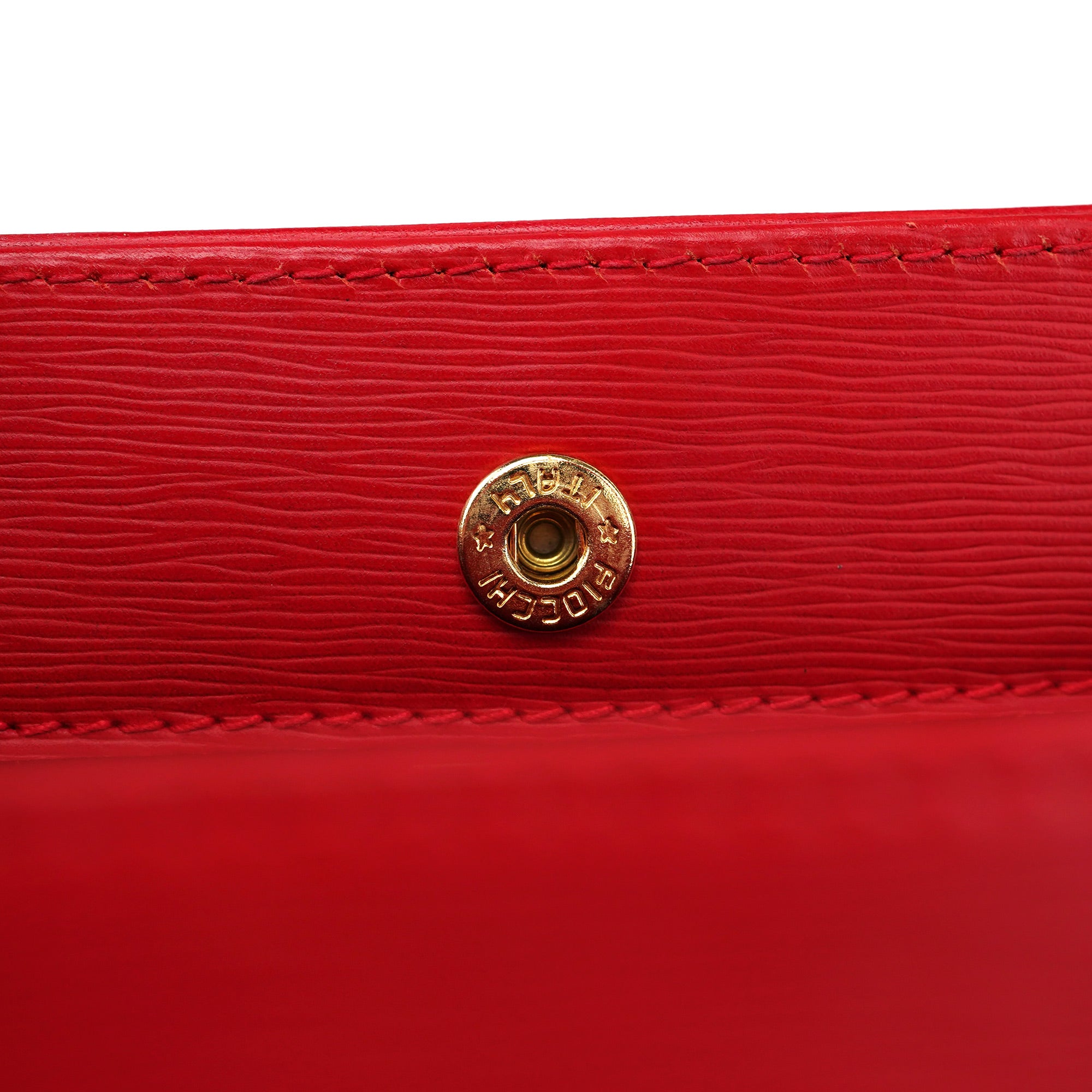 Chloé Red Leather Top Handle Bag