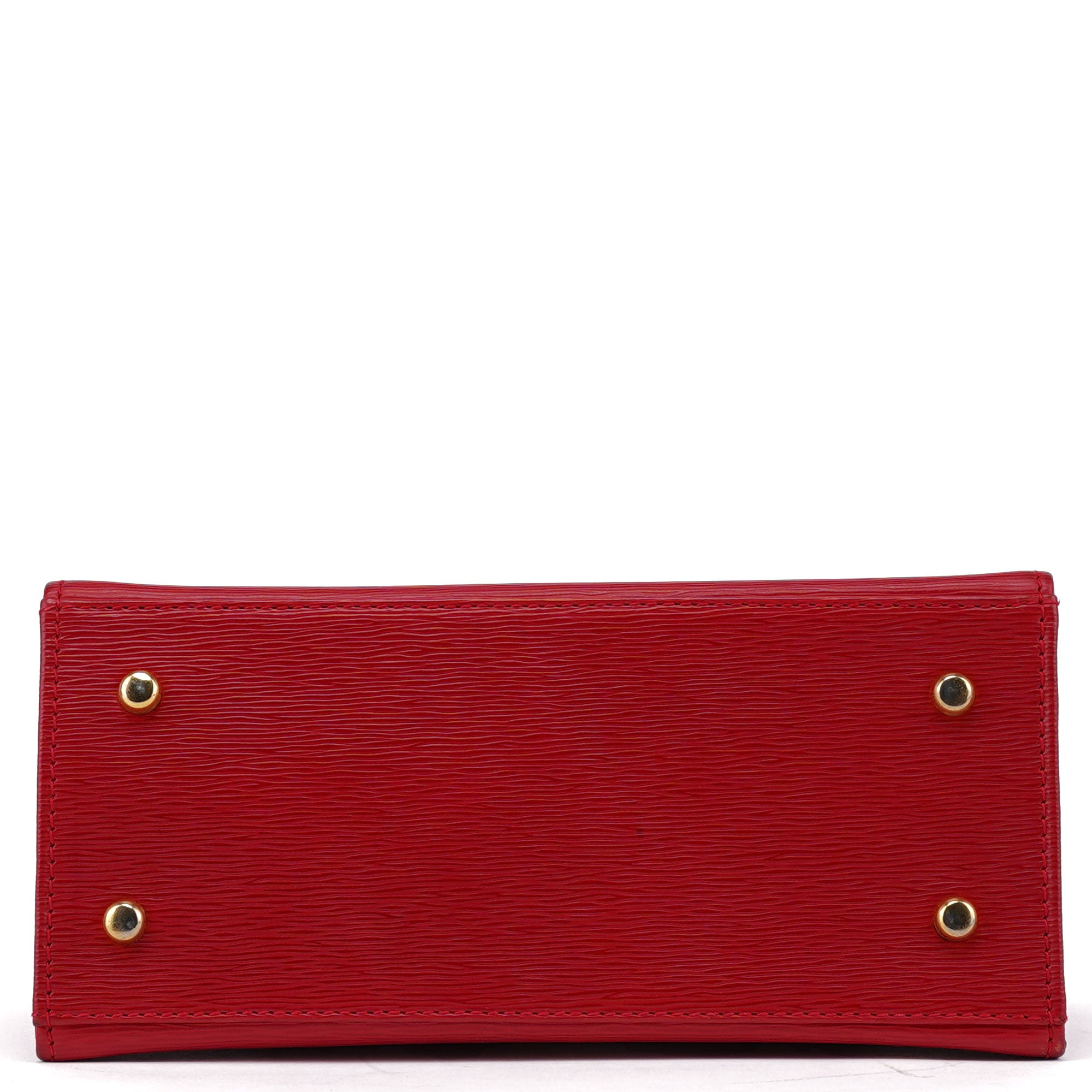 Chloé Red Leather Top Handle Bag