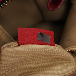 Chloe Red Leather Tote Bag