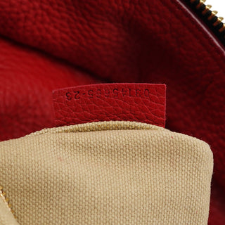 Chloe Red Leather Tote Bag