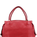Chloe Red Leather Tote Bag