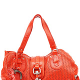 Chloe Red Perforated Leather Kerala Bag
