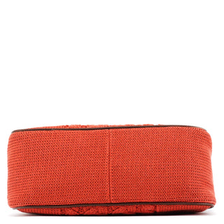 Chloe Red Wool Knit Shoulder Bag
