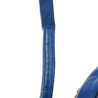 Chloe Rive Gauche Exclusive Blue Red Leather Paraty 2-Way Bag