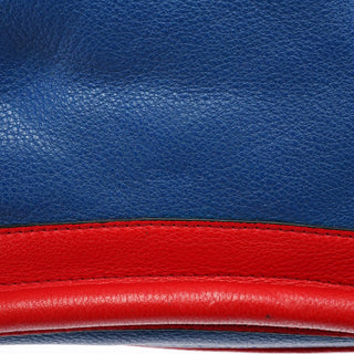 Chloe Rive Gauche Exclusive Blue Red Leather Paraty 2-Way Bag