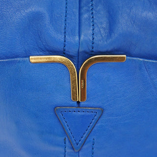 Chloé Royal Blue Lambskin Crossbody Bag