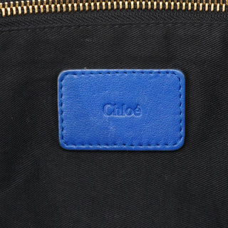Chloé Royal Blue Lambskin Crossbody Bag