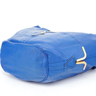 Chloé Royal Blue Lambskin Crossbody Bag