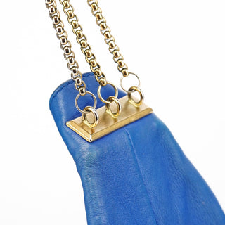 Chloé Royal Blue Lambskin Crossbody Bag