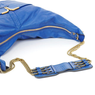 Chloé Royal Blue Lambskin Crossbody Bag