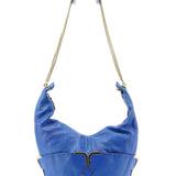 Chloé Royal Blue Lambskin Crossbody Bag