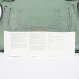 Chloe Sage Green Leather Marcie 2-Way Bag