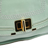 Chloe Sage Green Leather Marcie 2-Way Bag