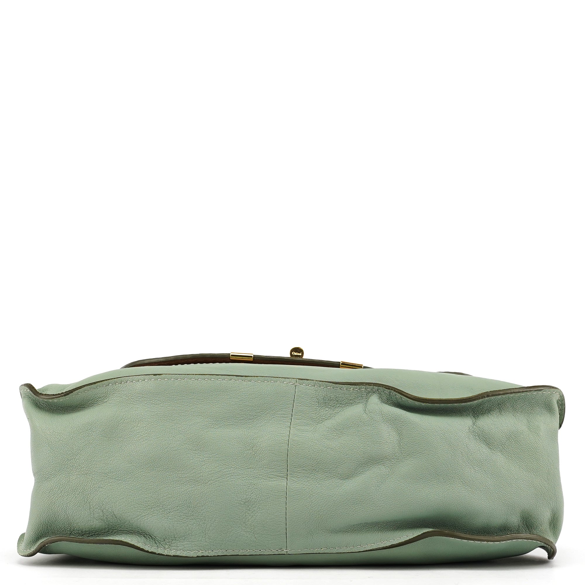 Chloe Sage Green Leather Marcie 2-Way Bag