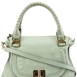 Chloe Sage Green Leather Marcie 2-Way Bag