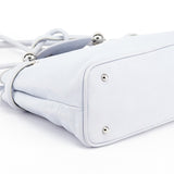Chloé Knot Bag aus schieferblauem Leder