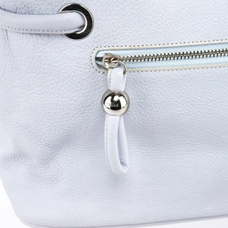 Chloe Slate Blue Leather Knot Bag