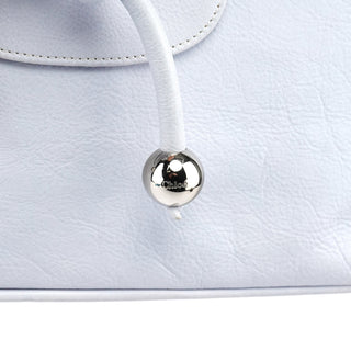 Chloe Slate Blue Leather Knot Bag