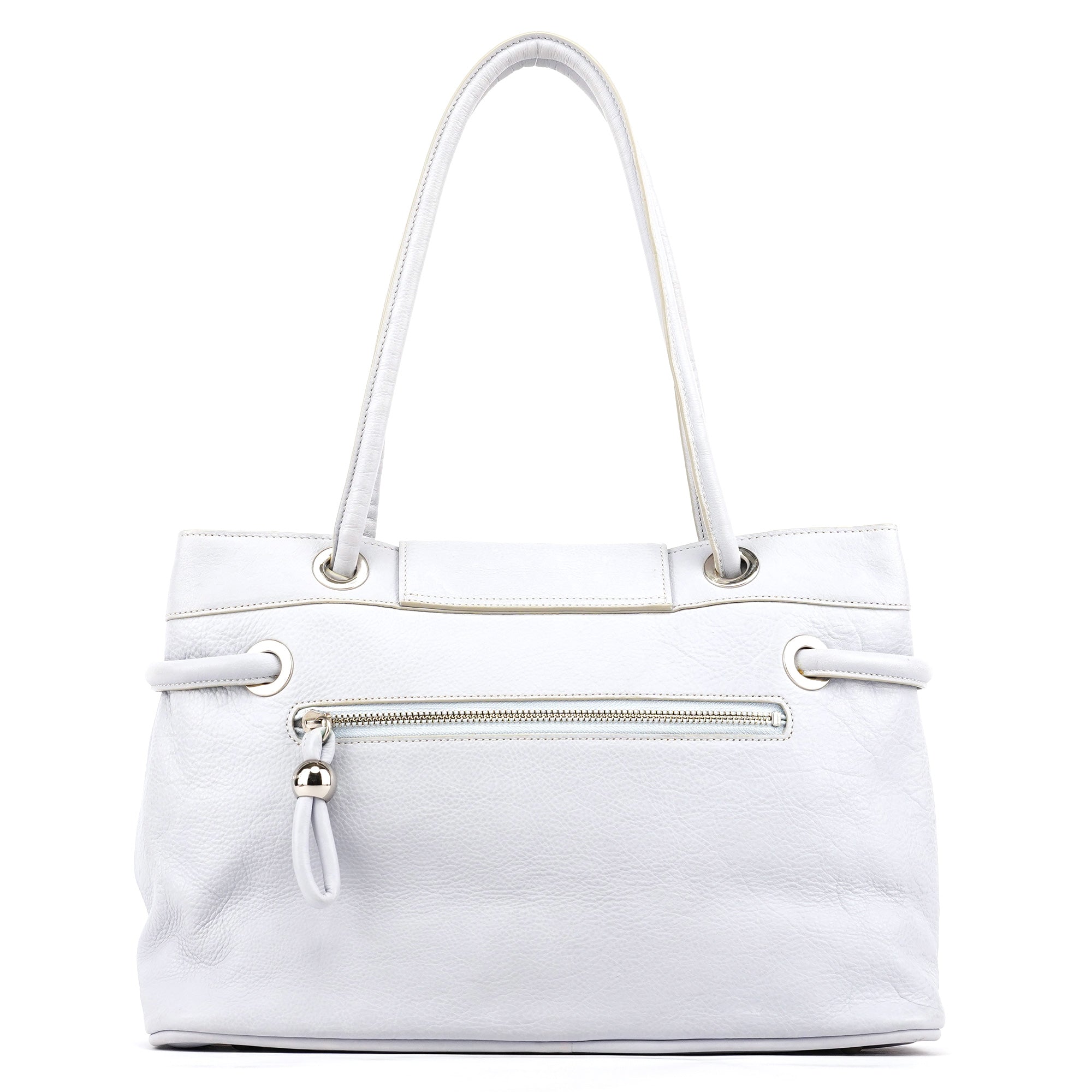 Chloé Knot Bag aus schieferblauem Leder