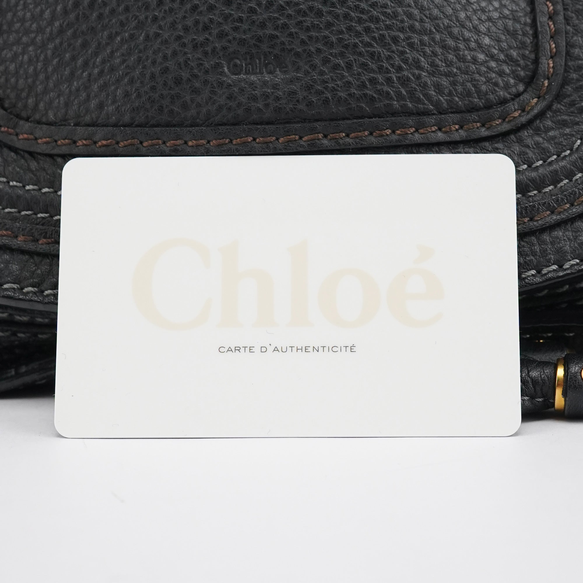 Chloé Borsa Marcie piccola in pelle nera