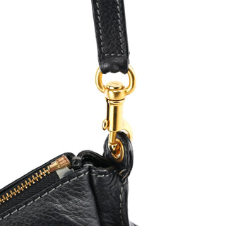 Chloe Small Black Leather Marcie 2-Way Bag