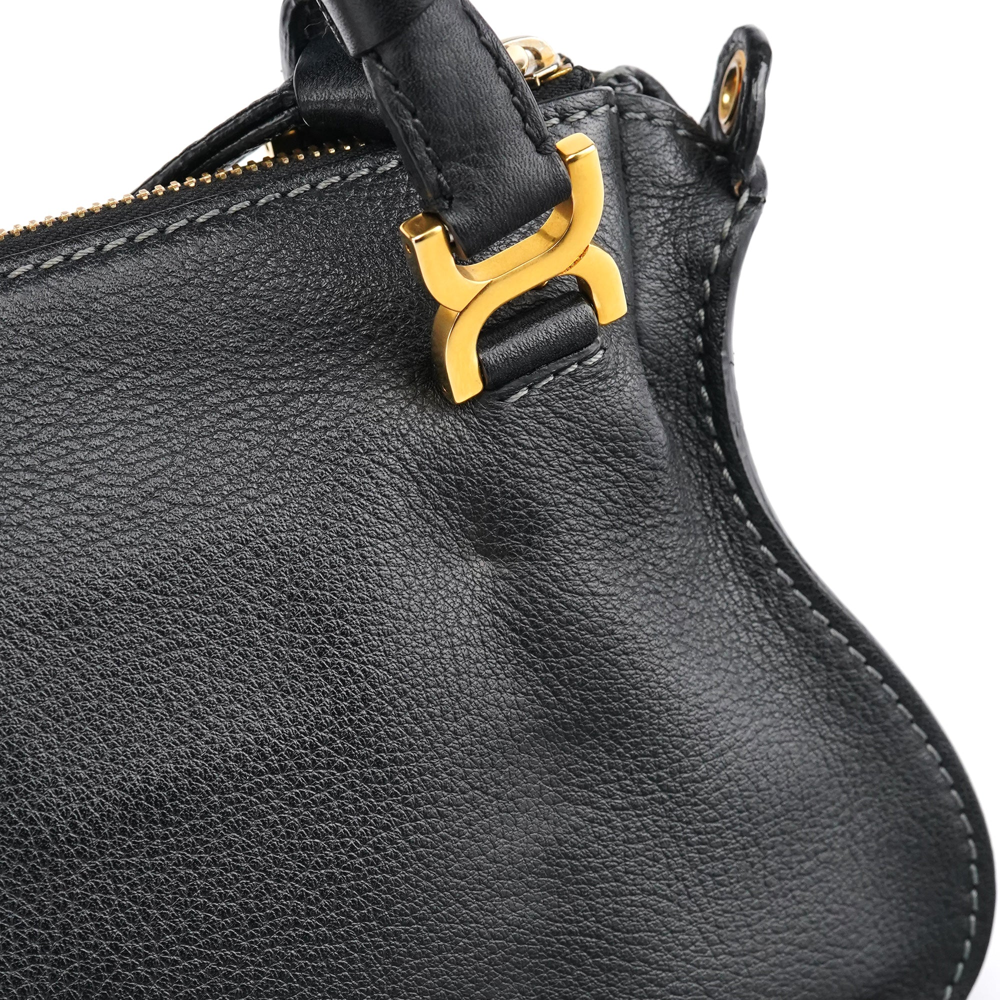 Chloé Borsa Marcie piccola in pelle nera