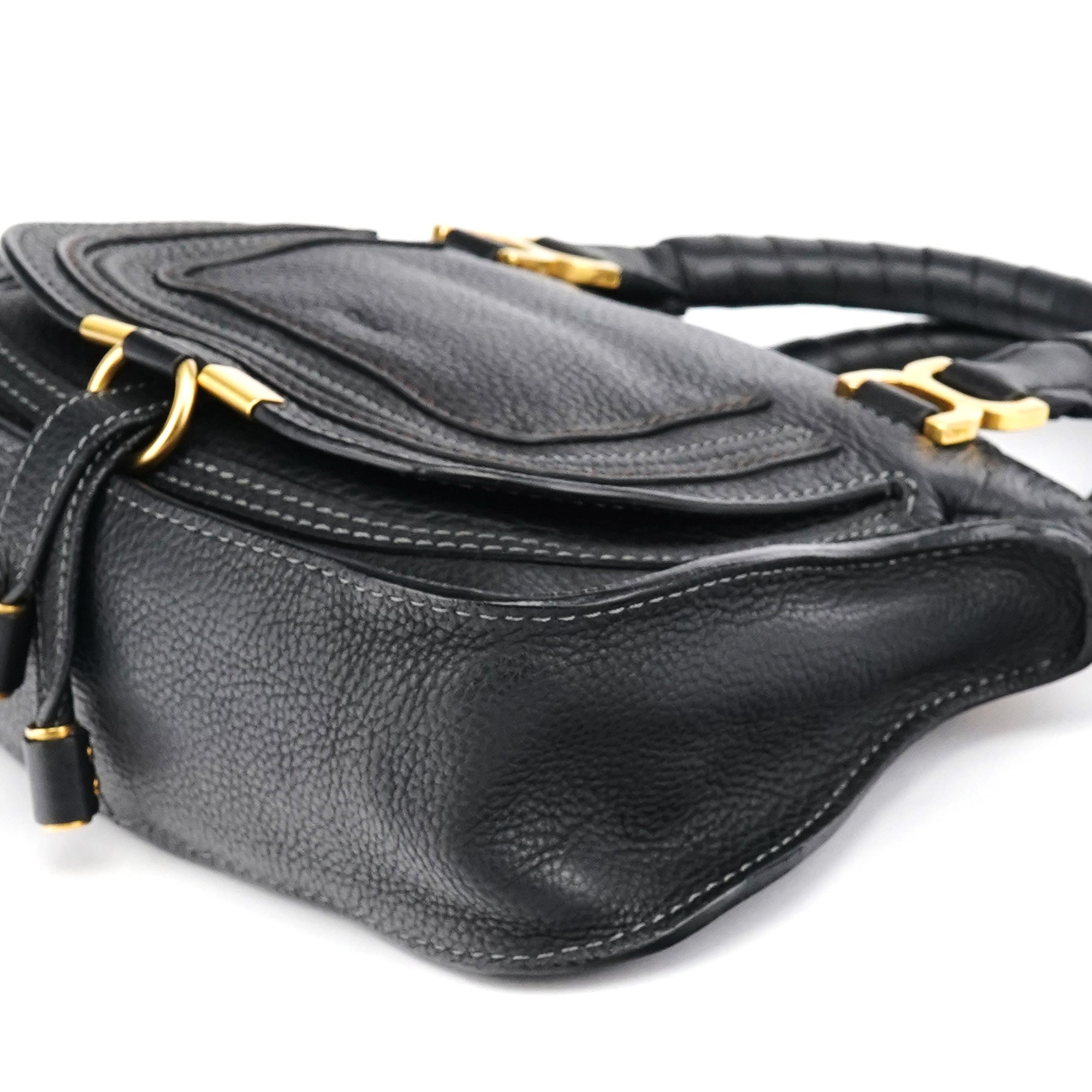 Chloé Borsa Marcie piccola in pelle nera