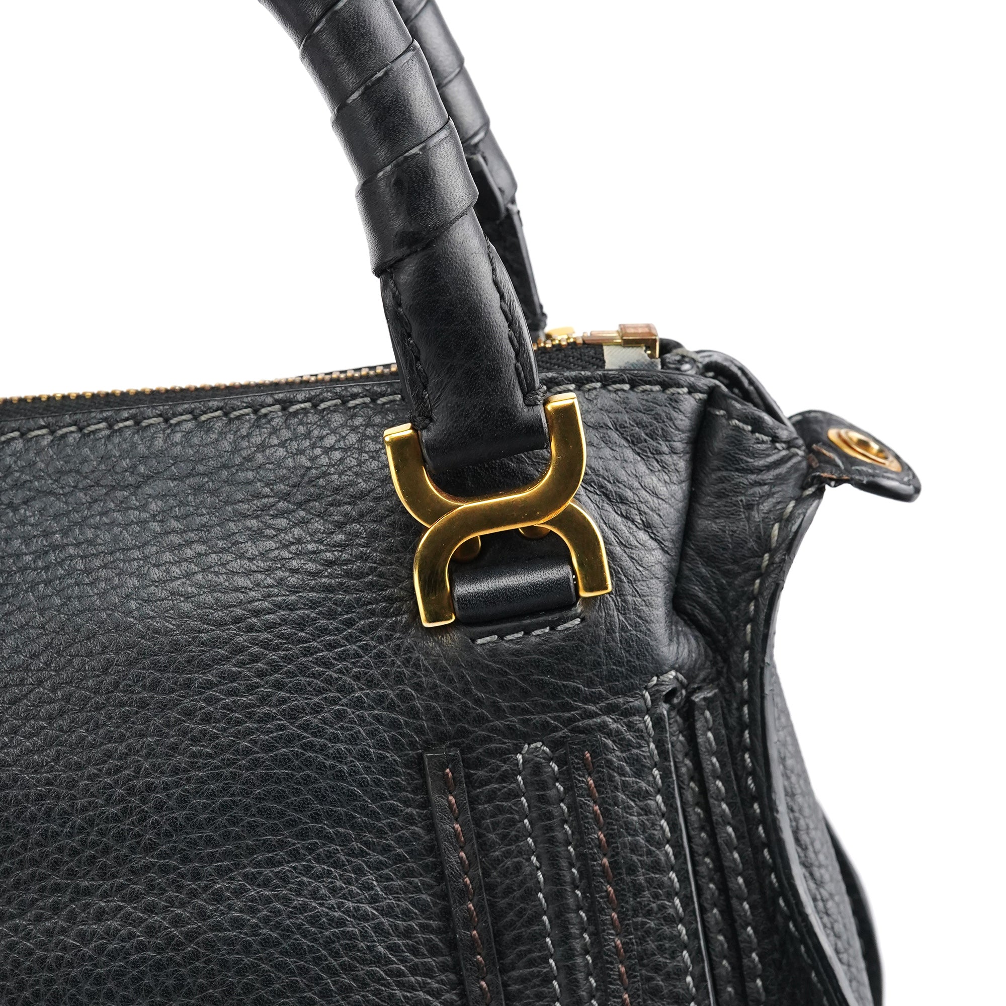 Chloé Borsa Marcie piccola in pelle nera