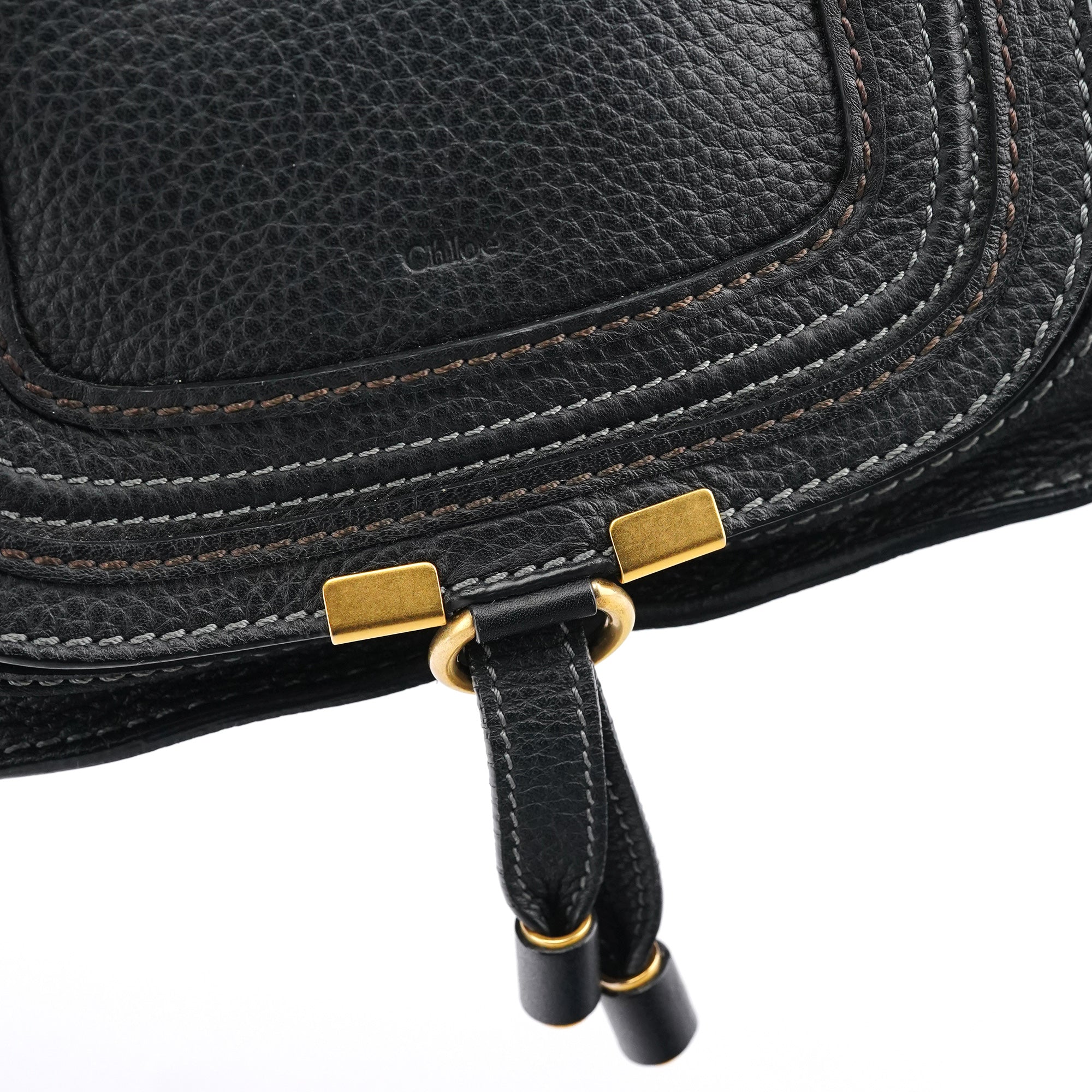 Chloé Borsa Marcie piccola in pelle nera