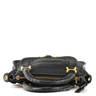 Chloe Small Black Leather Marcie 2-Way Bag