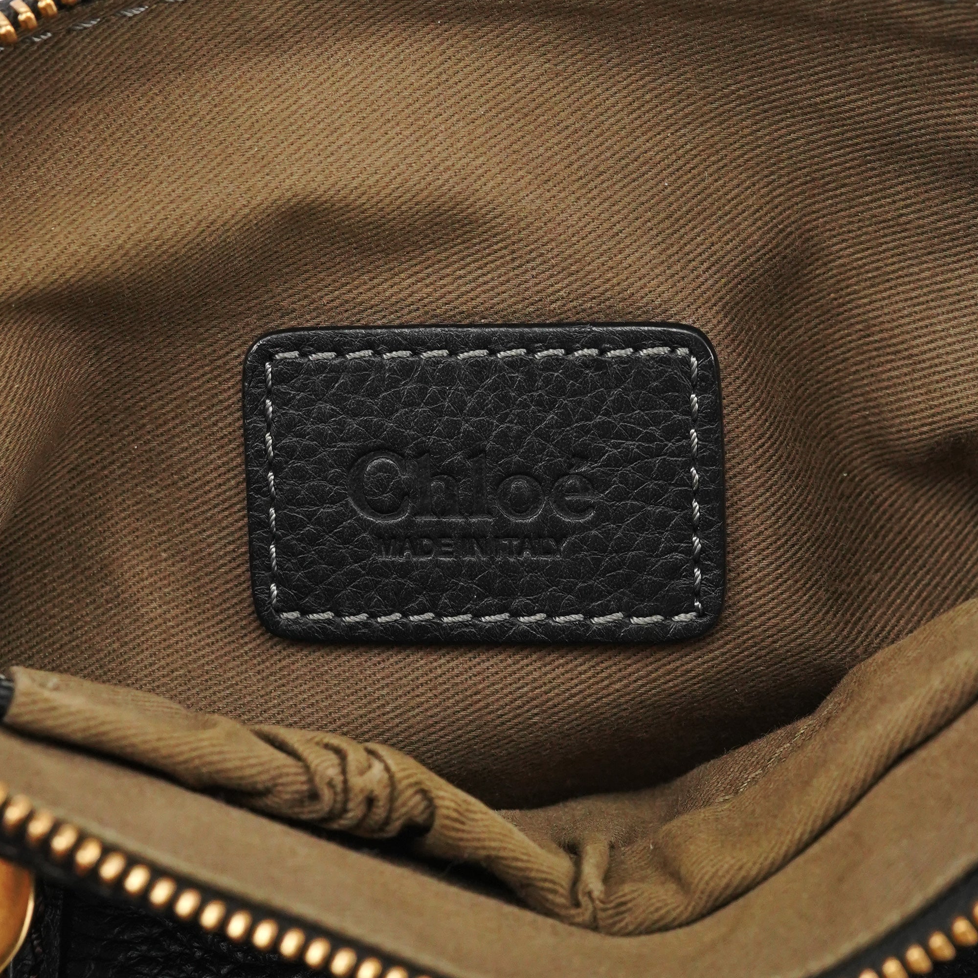 Chloé Small Black Leather Marcie 2-Way Bag