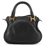 Chloé Small Black Leather Marcie 2-Way Bag