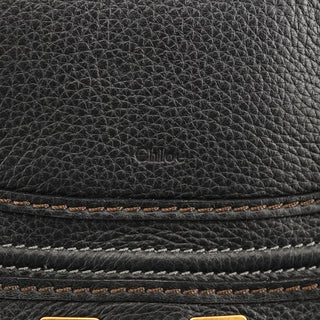 Chloé Small Black Leather Marcie 2-Way Bag