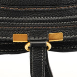 Chloé Small Black Leather Marcie 2-Way Bag