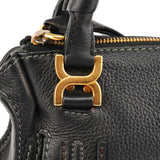 Chloé Small Black Leather Marcie 2-Way Bag