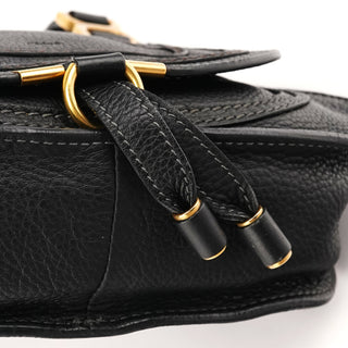 Chloé Small Black Leather Marcie 2-Way Bag