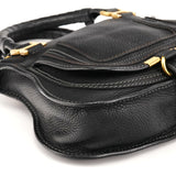 Chloé Small Black Leather Marcie 2-Way Bag