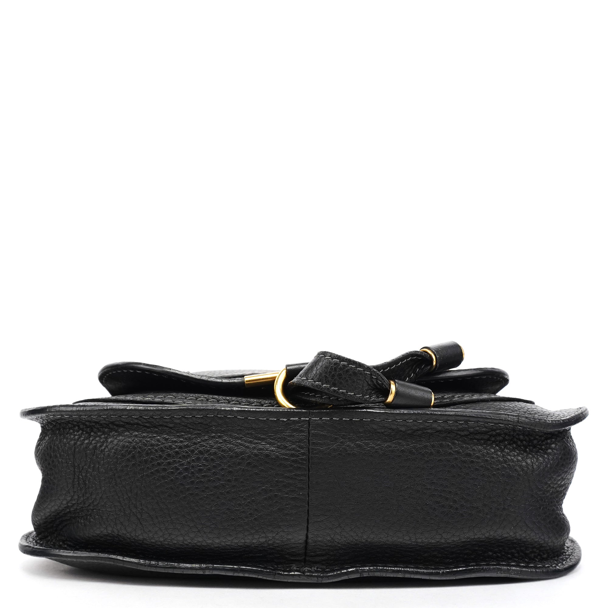 Chloé Small Black Leather Marcie 2-Way Bag