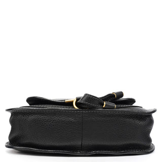 Chloé Small Black Leather Marcie 2-Way Bag